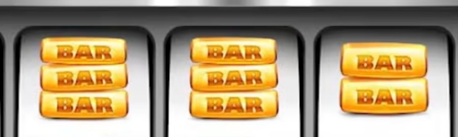 slot machine symbols: BAR Symbols